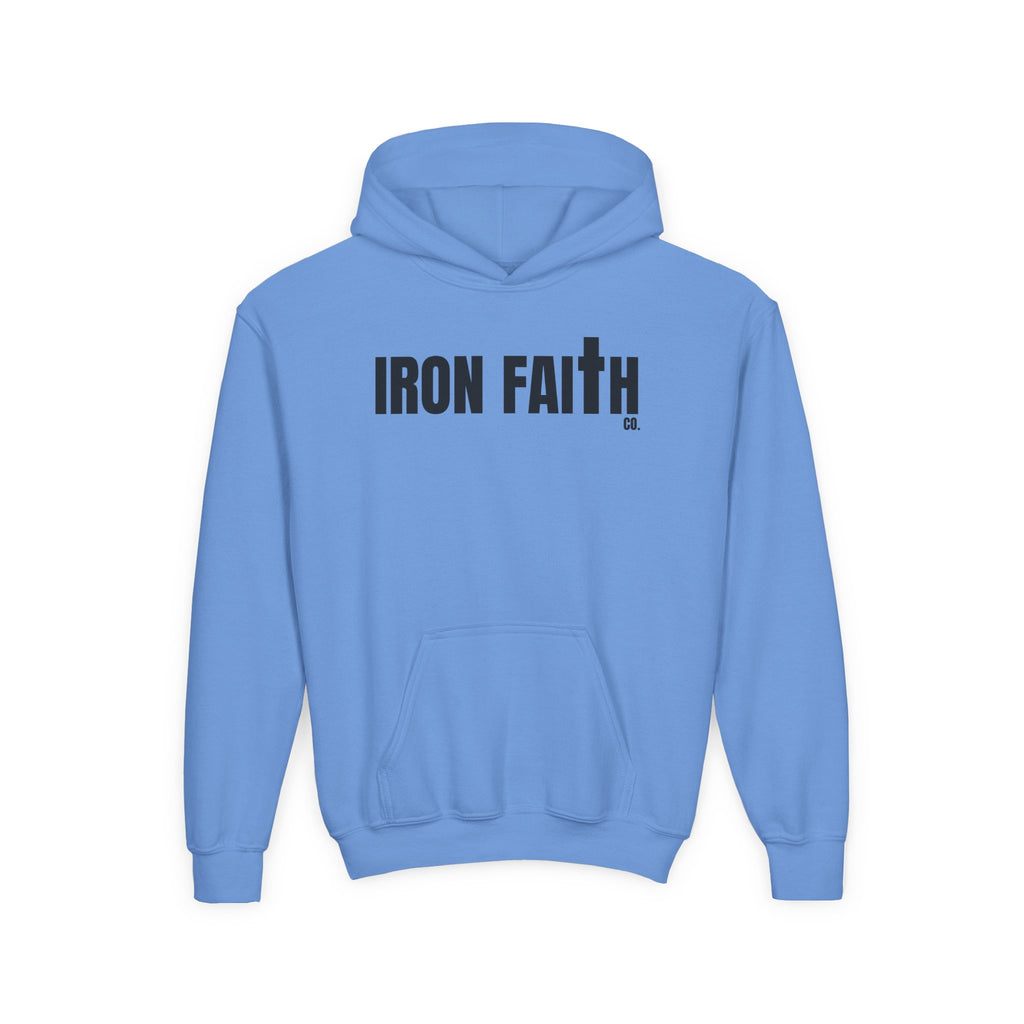 Iron Faith Co. Wordmark Youth Hoodie