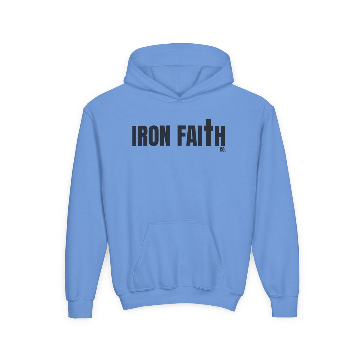 Iron Faith Co. Wordmark Youth Hoodie