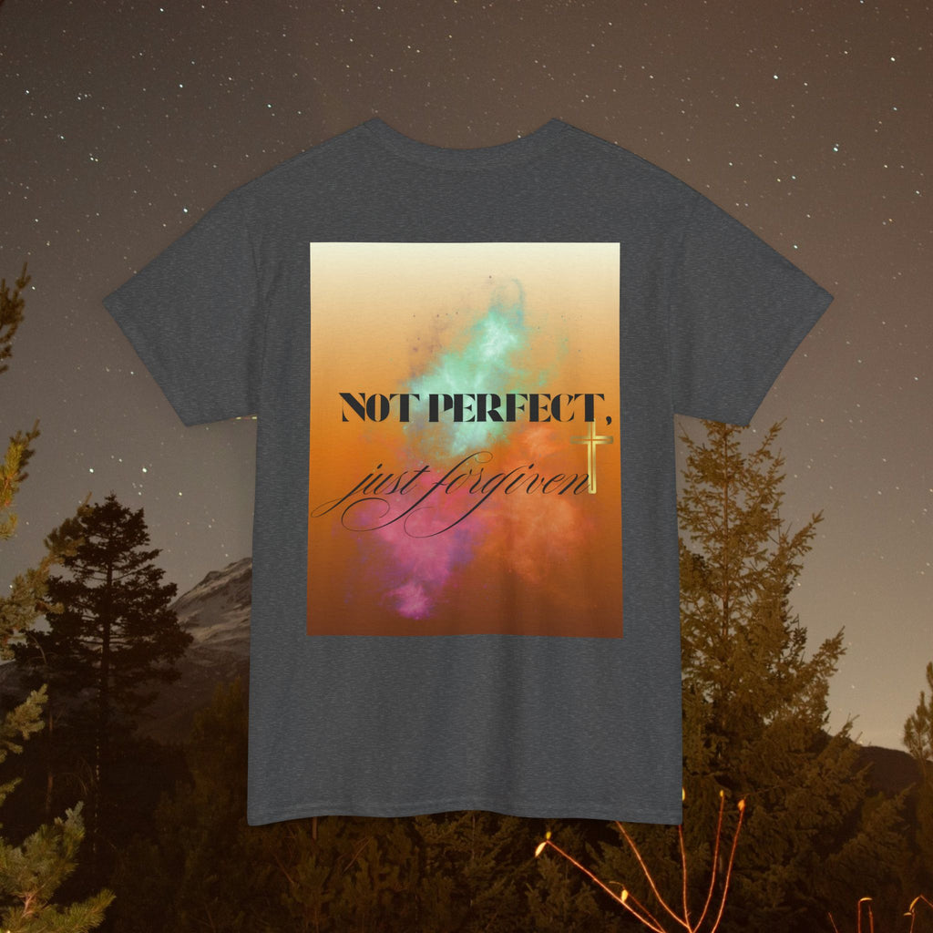 Iron Faith Co. | Not Perfect, Just Forgiven - Unisex Heavy Cotton T-Shirt
