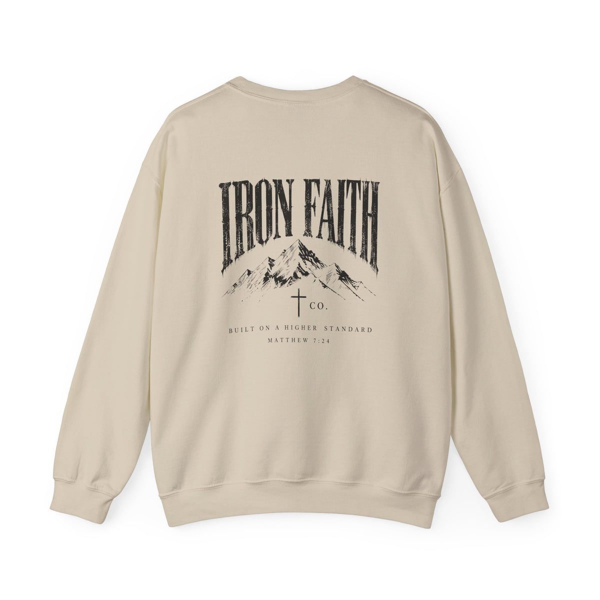 Built on a Higher Standard Crewneck – Back Print