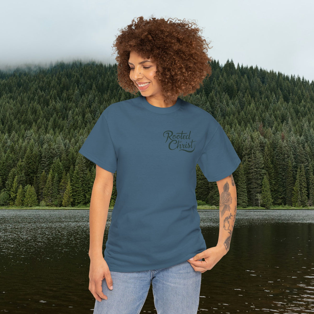 Iron Faith Co. | Rooted Christ Heavy Cotton Tee