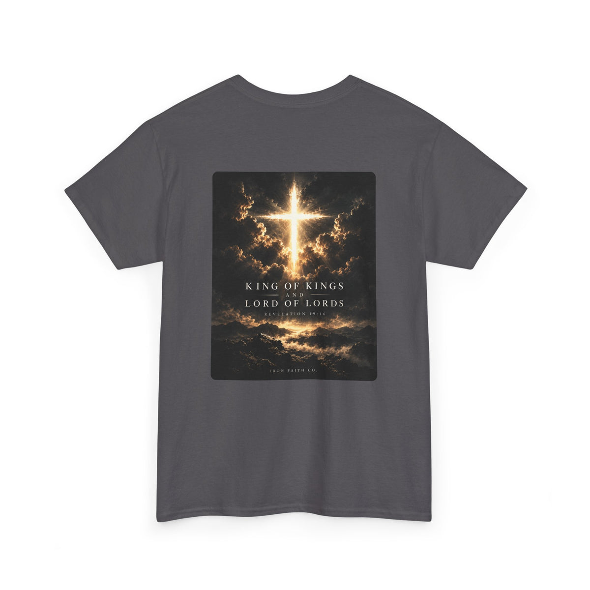 King of Kings Revelation 19:16 Tee – Back Print