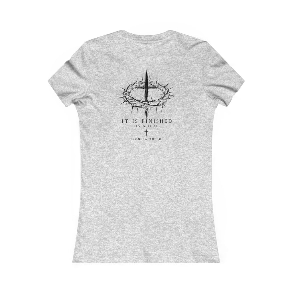 It Is Finished Women's Fitted Tee