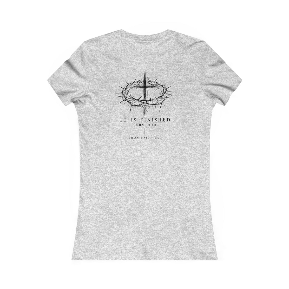 It Is Finished Women's Fitted Tee
