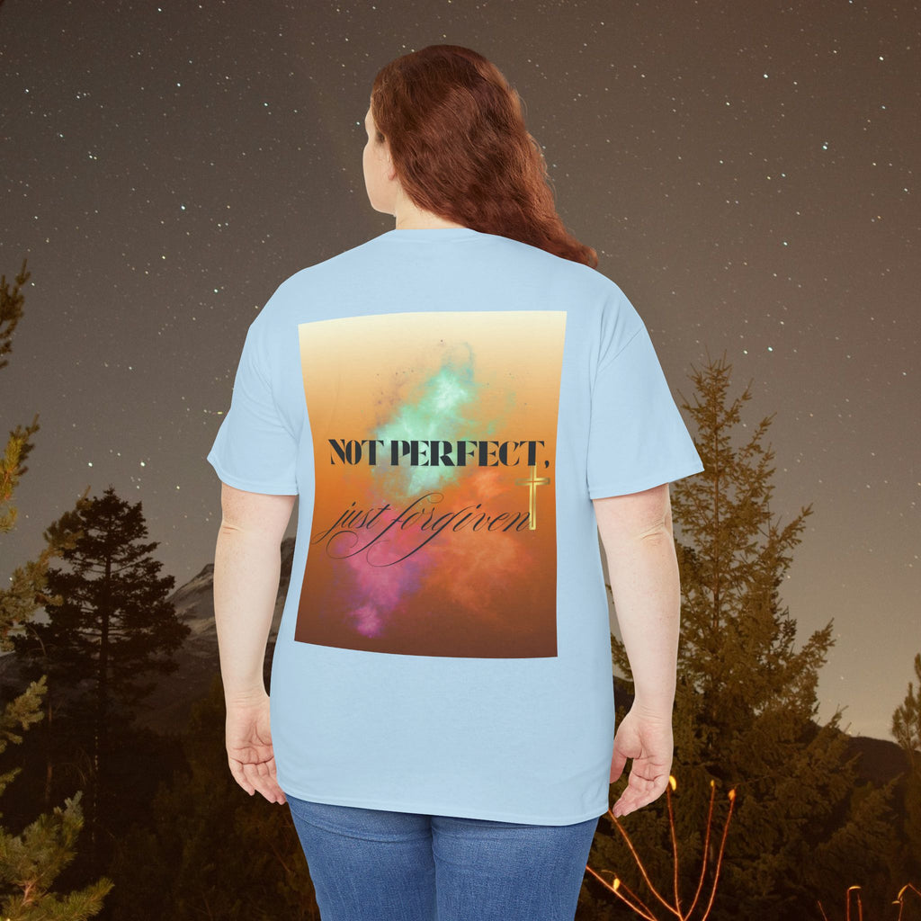 Iron Faith Co. | Not Perfect, Just Forgiven - Unisex Heavy Cotton T-Shirt