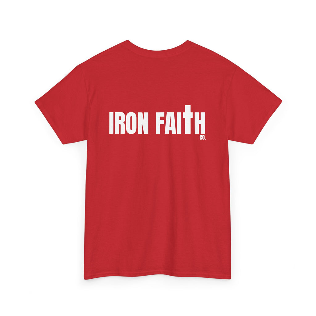 Iron Faith Co. Wordmark Tee – Back Print