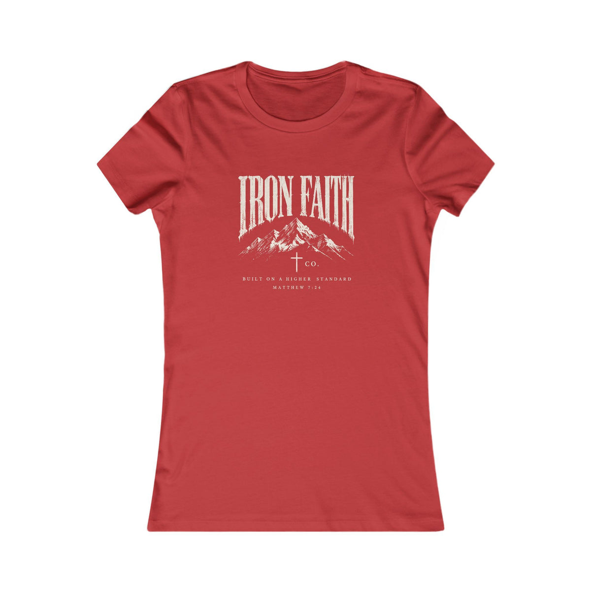 Built on a Higher Standard Women's Fitted Tee