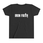 Iron Faith Co. Wordmark Youth Tee – Back Print