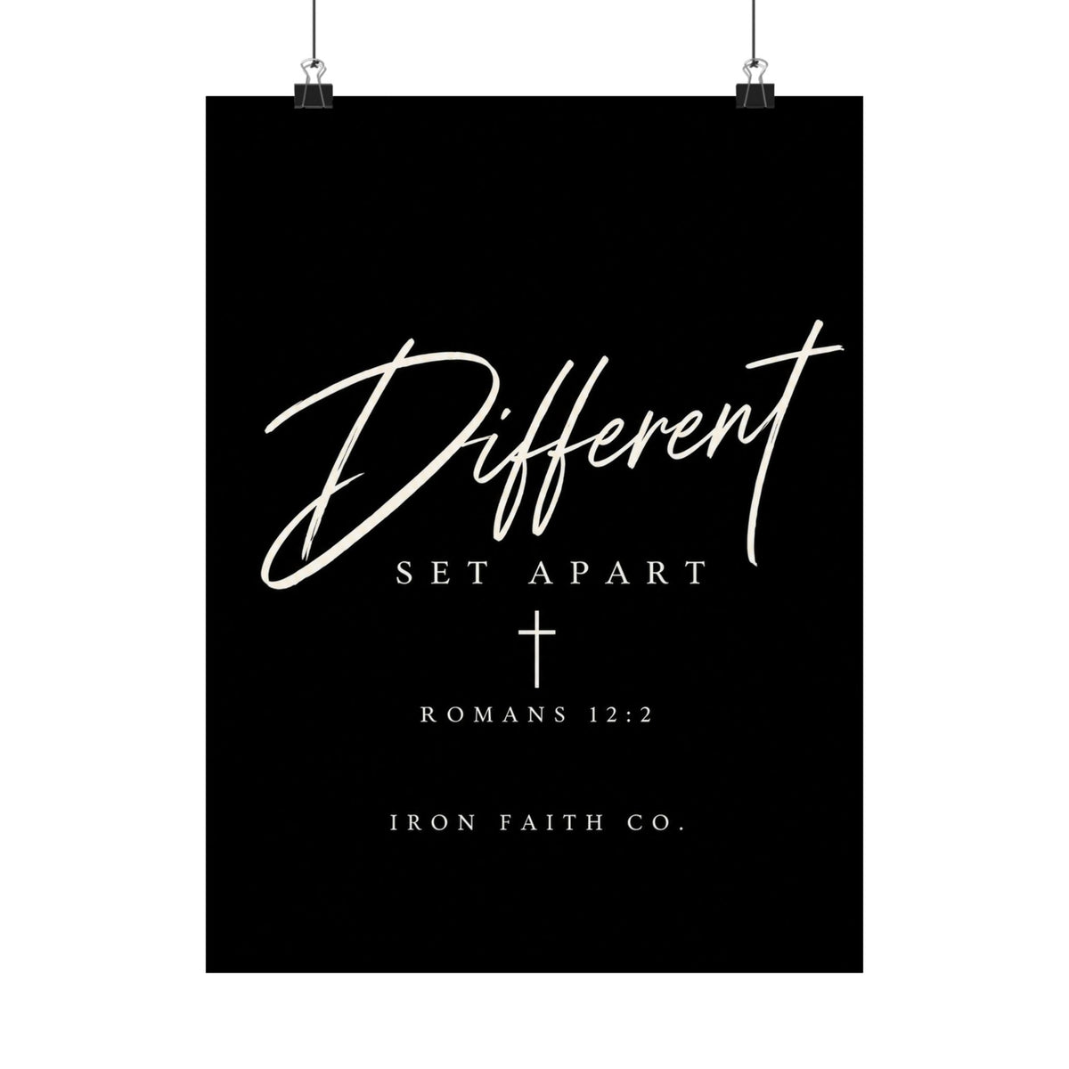 Different Romans 12:2 Poster