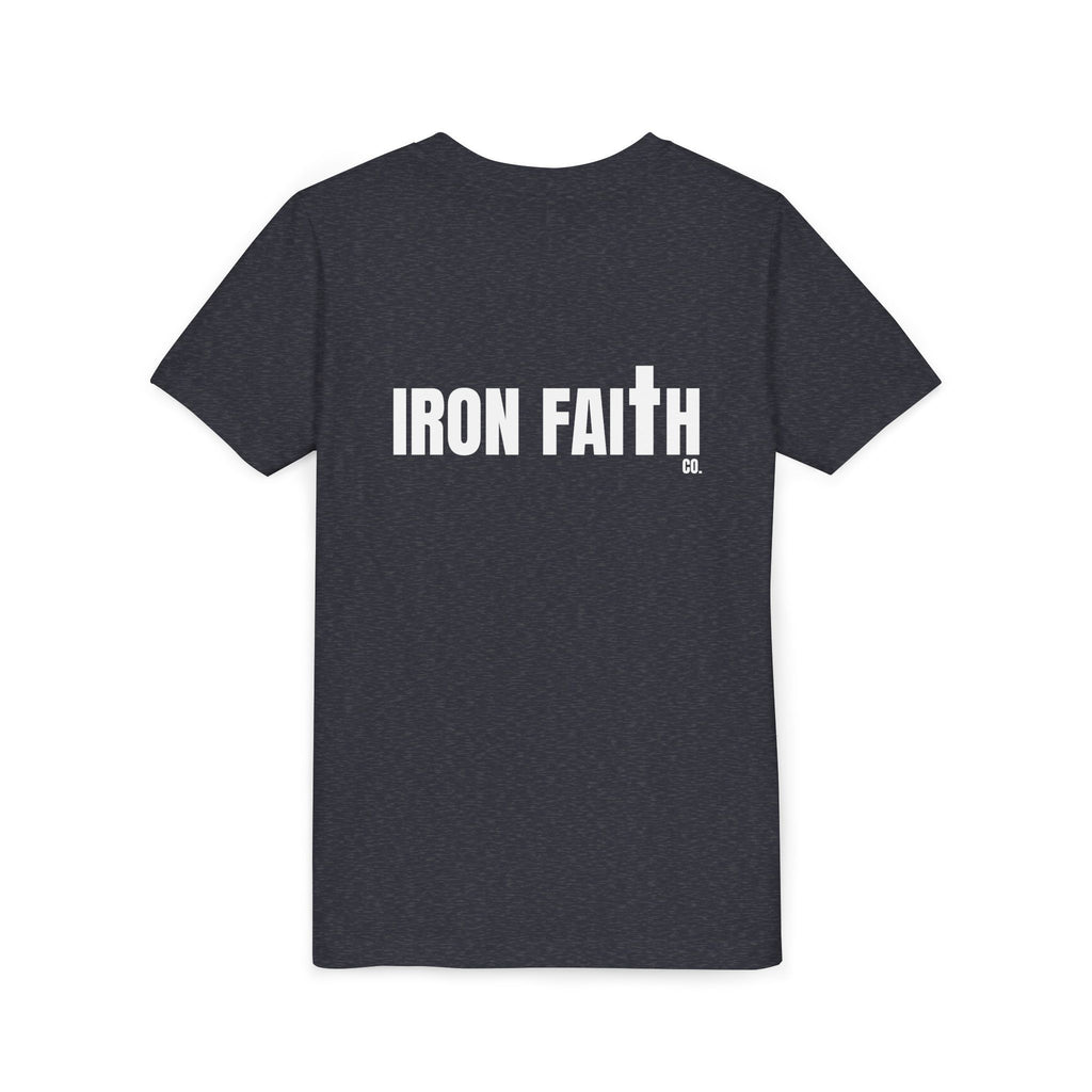 Iron Faith Co. Wordmark Youth Tee – Back Print