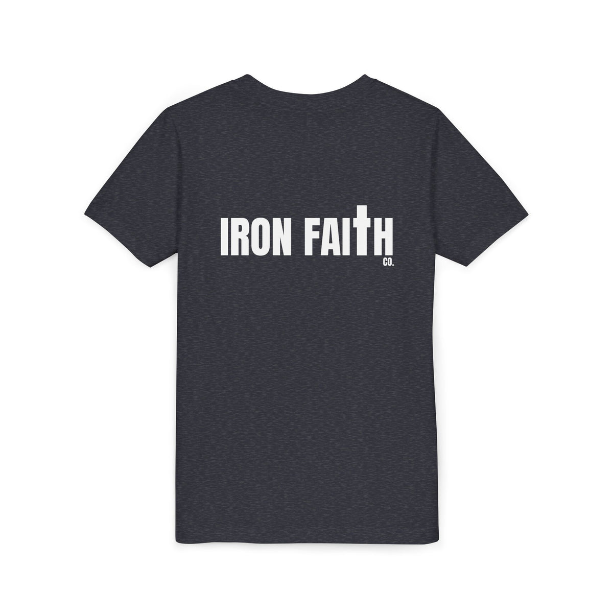 Iron Faith Co. Wordmark Youth Tee – Back Print