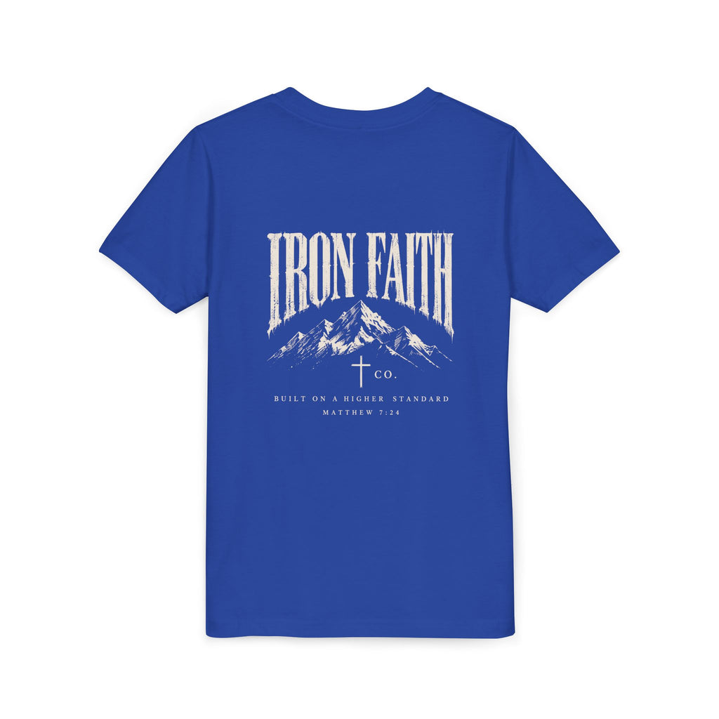 Built on a Higher Standard Youth Tee – Back Print