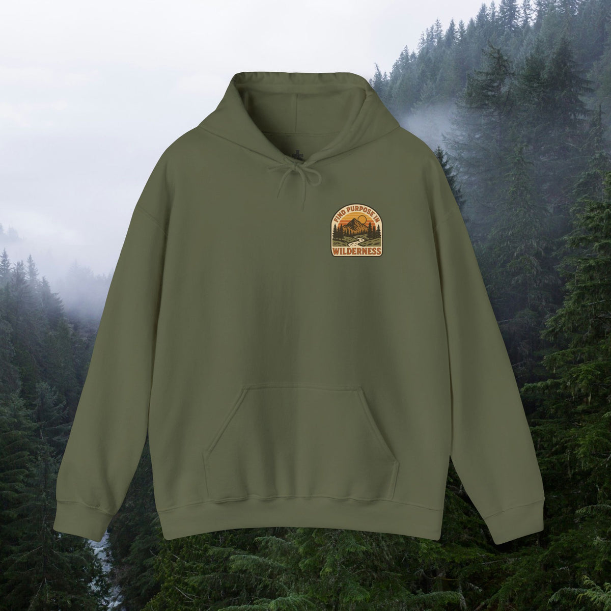 Find purpose in wilderness - Iron Faith Co. - Comfortable Heavy Blend Sweatshirt - photo 16 of 30