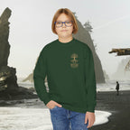 Love One Another Youth Crewneck Sweatshirt — Christian Faith Graphic - photo 24 of 30