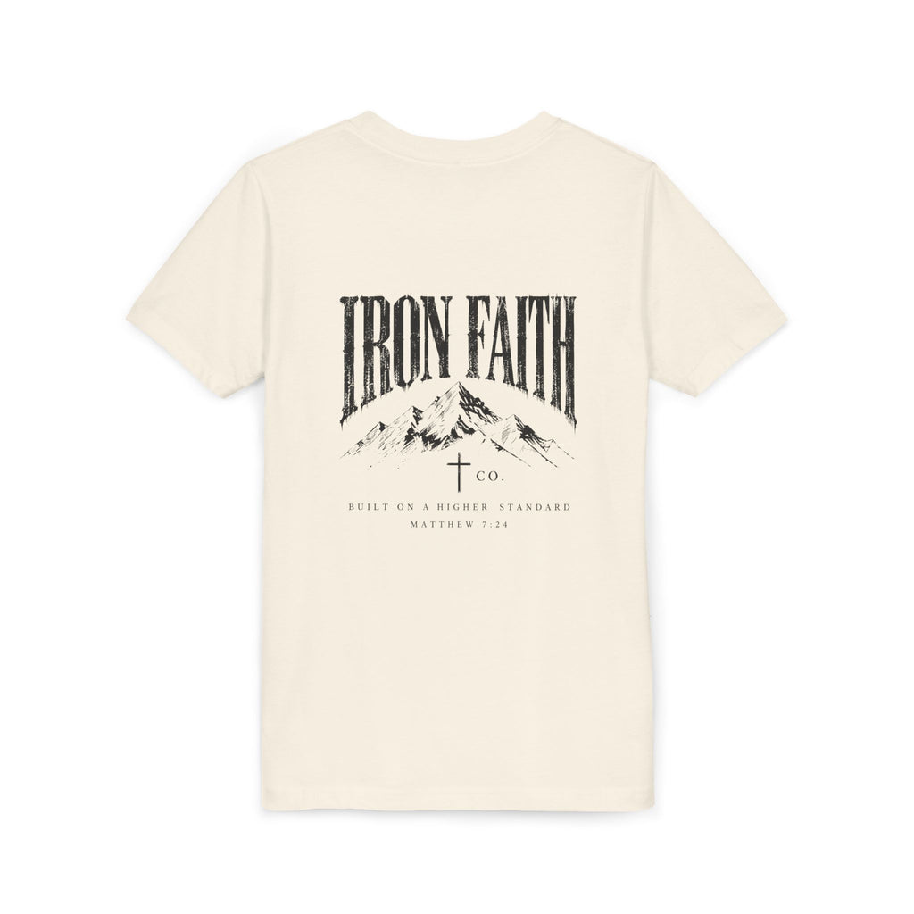 Built on a Higher Standard Youth Tee – Back Print