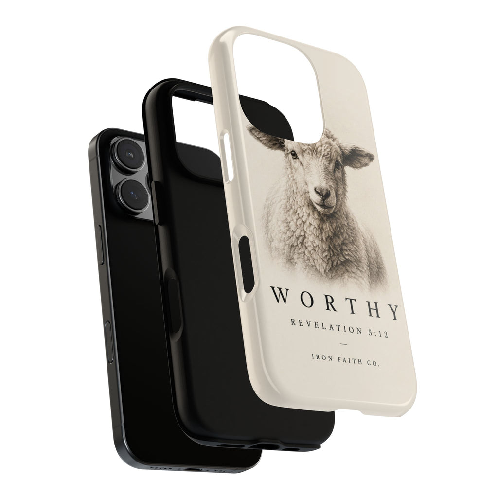 Worthy Revelation 5:12 Phone Case