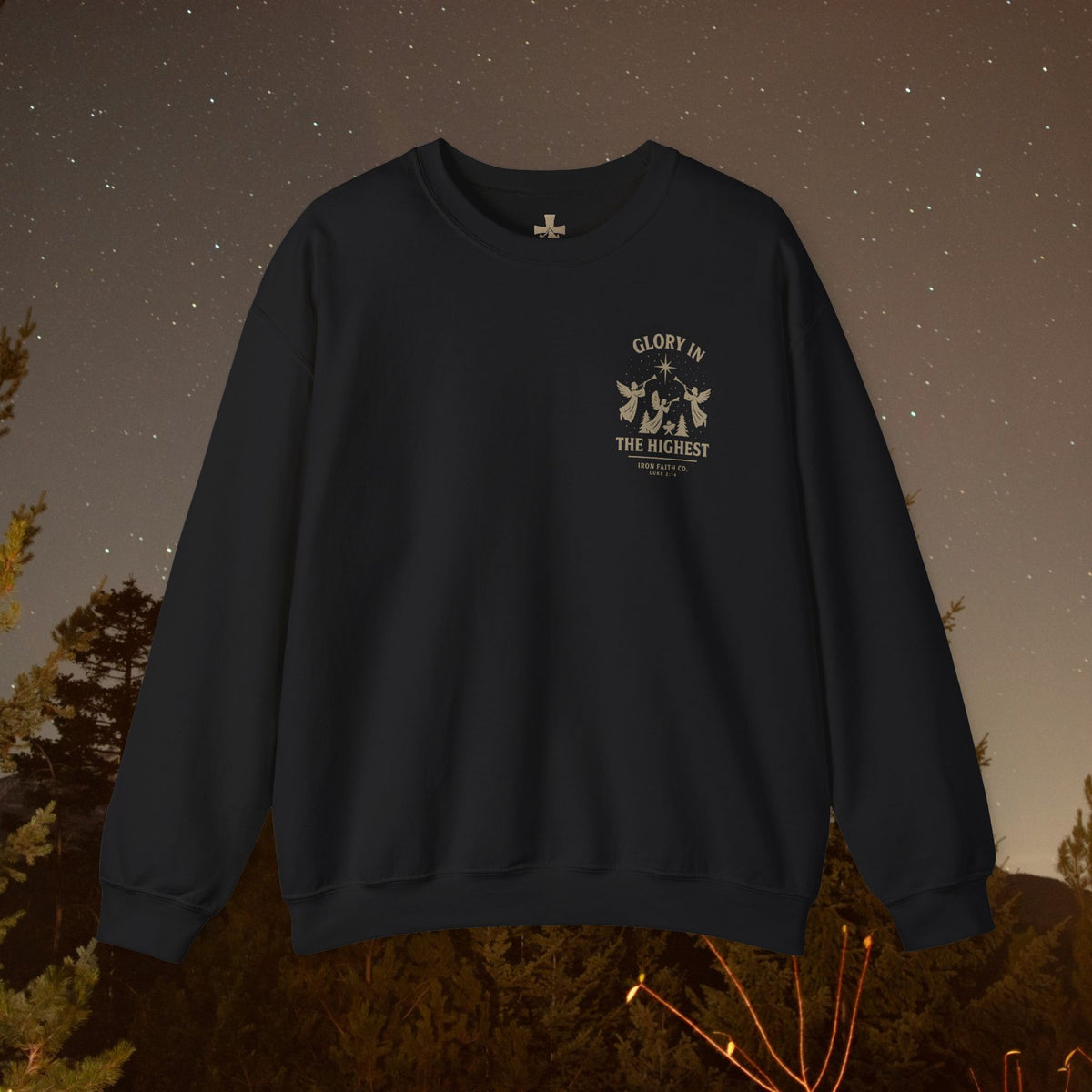 Hope Was Born This Night Sweatshirt - IronFaithCo. - photo 3 of 30
