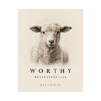 Worthy Revelation 5:12 Poster