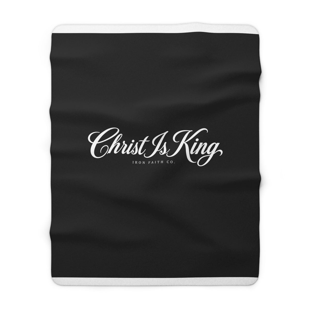 Christ Is King Sherpa Fleece Blanket