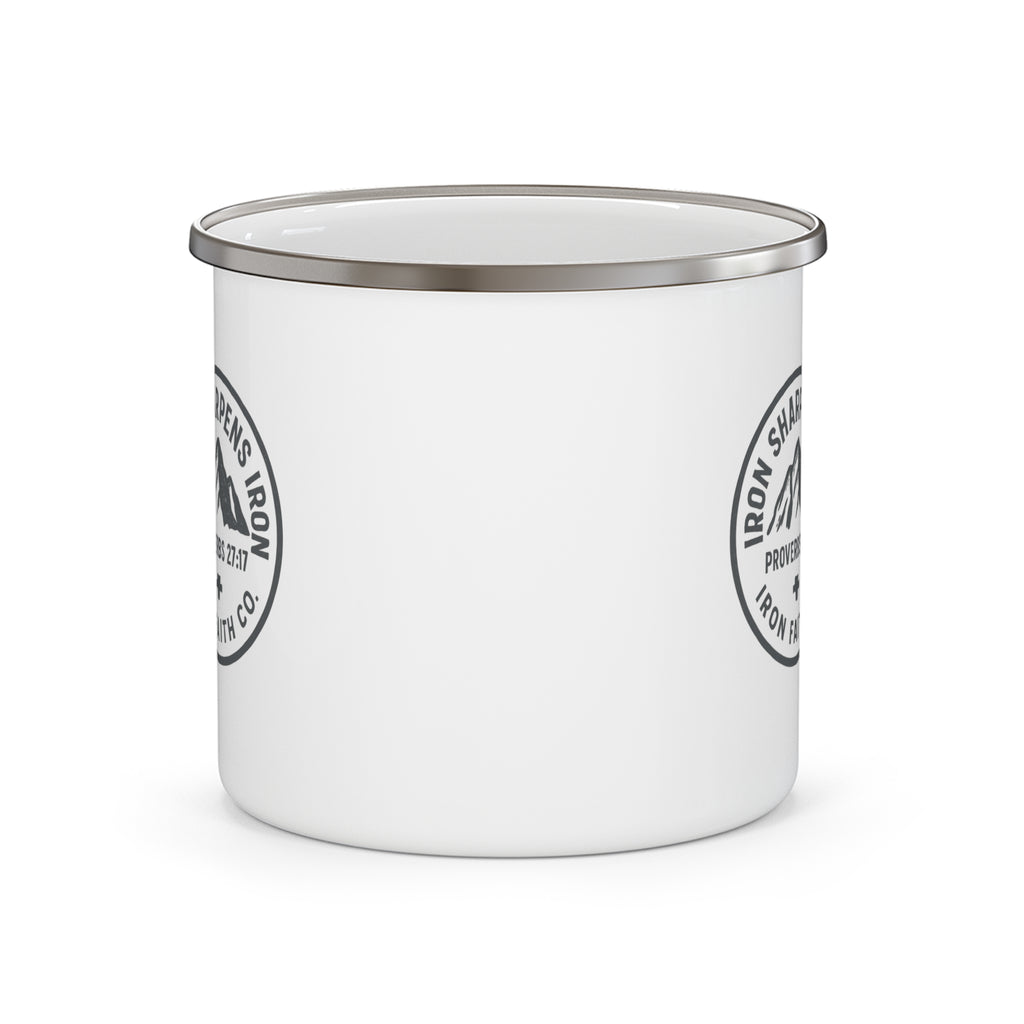 Iron Sharpens Iron Enamel Camp Mug