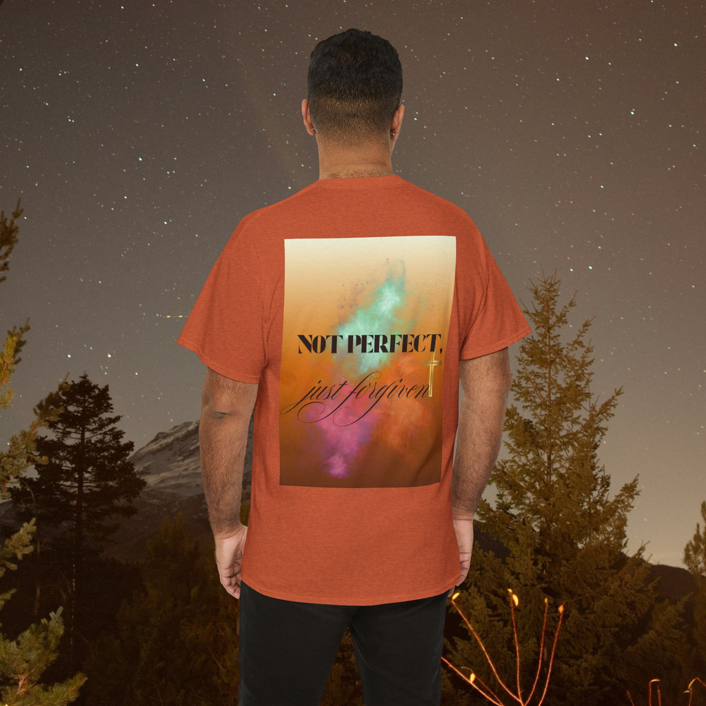 Iron Faith Co. | Not Perfect, Just Forgiven - Unisex Heavy Cotton T-Shirt