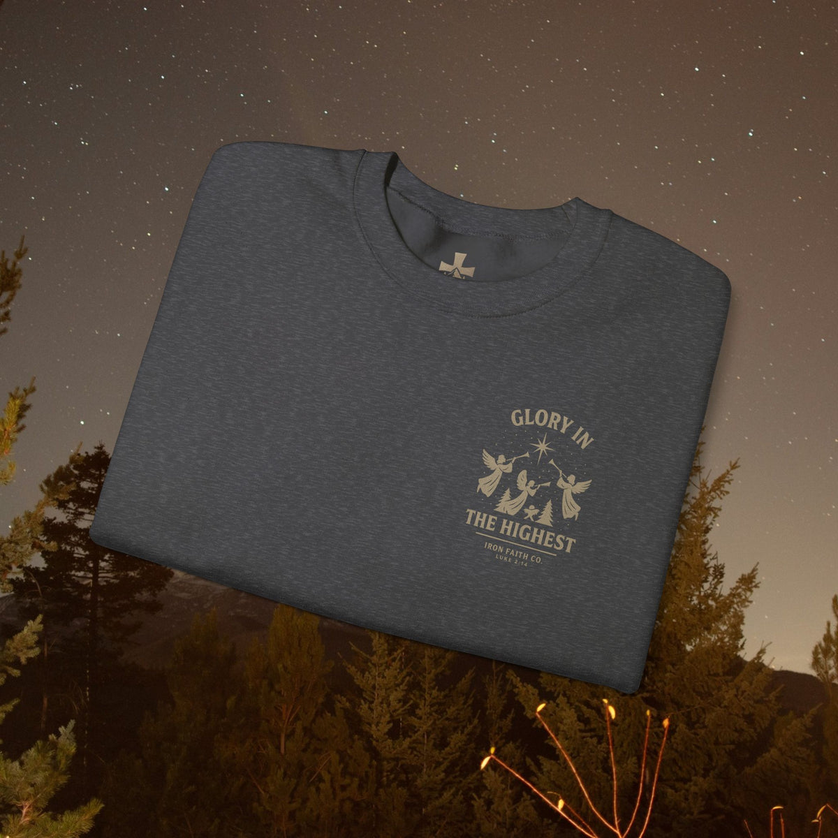 Hope Was Born This Night Sweatshirt - IronFaithCo.