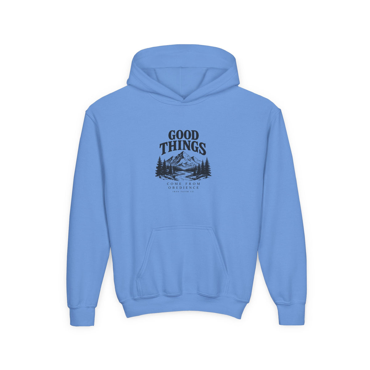 Good Things Come From Obedience Youth Hoodie
