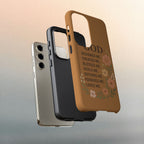 "GOD Designed Me" Floral iPhone Case
