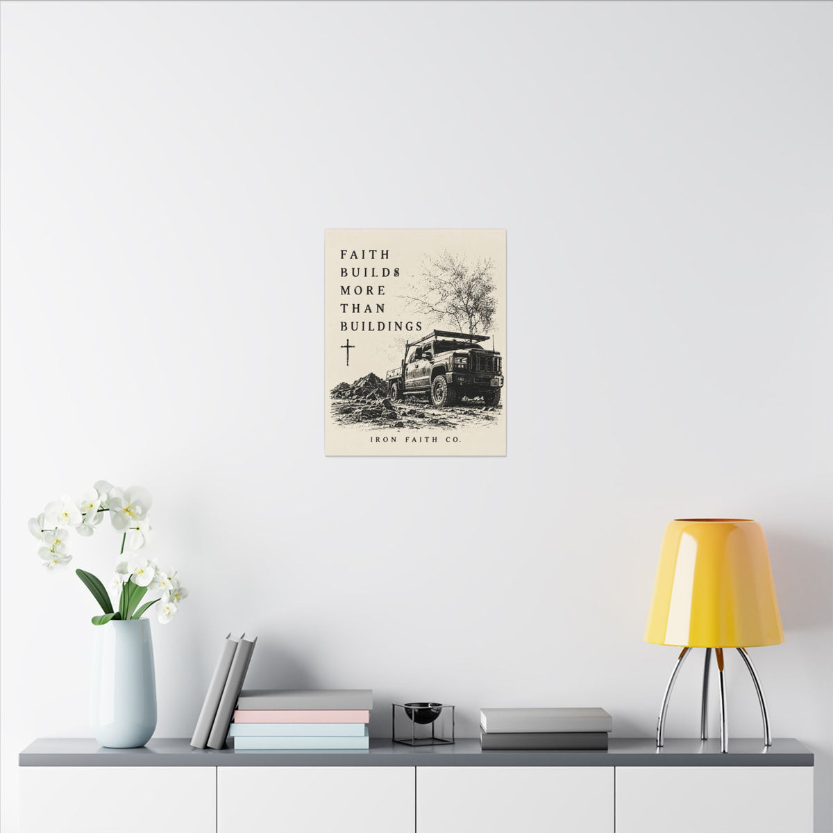Faith Builds More Than Buildings Canvas Print