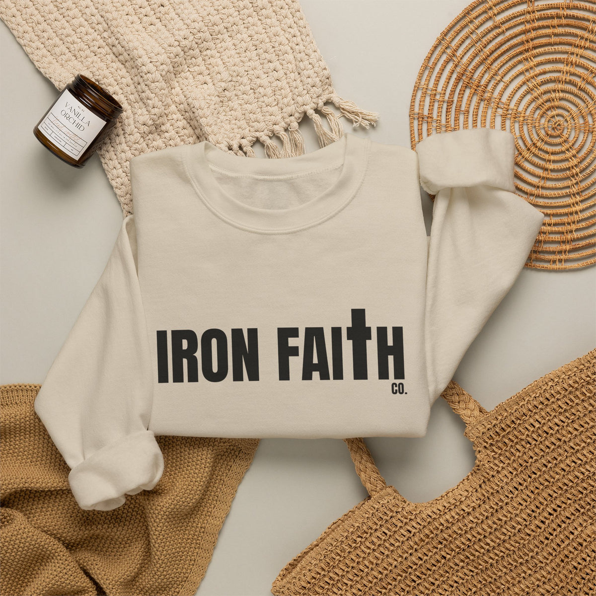 Iron Faith Co. Wordmark Crewneck
