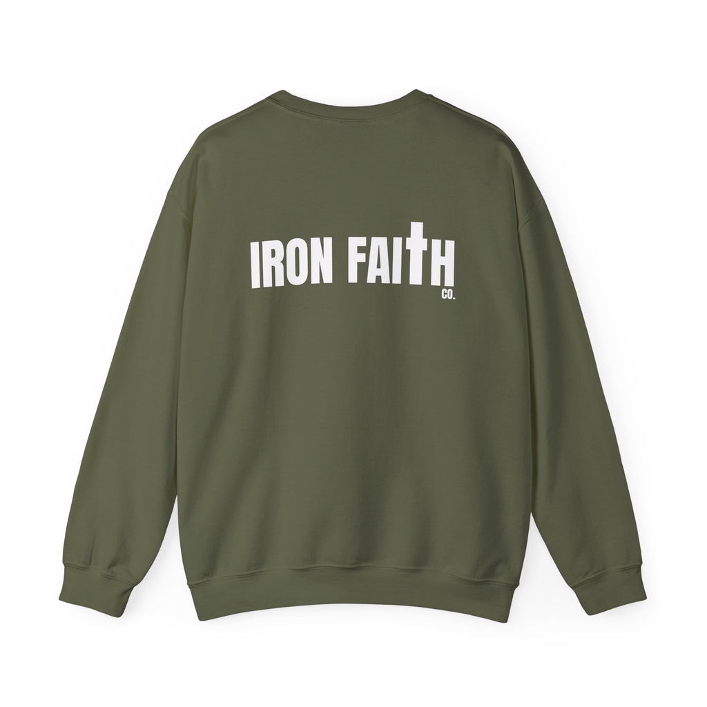 Iron Faith Co. Wordmark Crewneck – Back Print