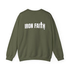 Iron Faith Co. Wordmark Crewneck – Back Print