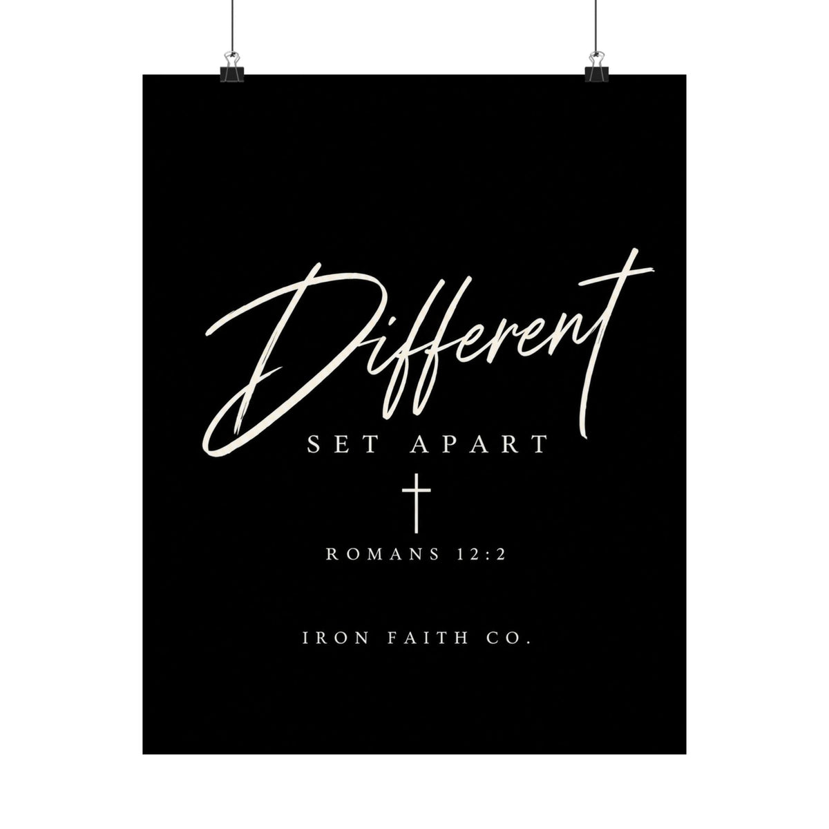Different Romans 12:2 Poster