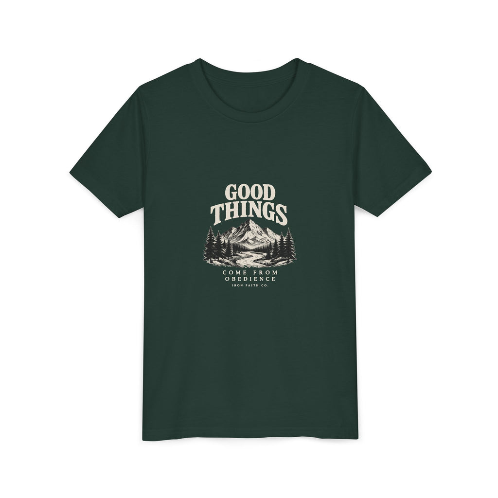 Good Things Come From Obedience Youth Tee