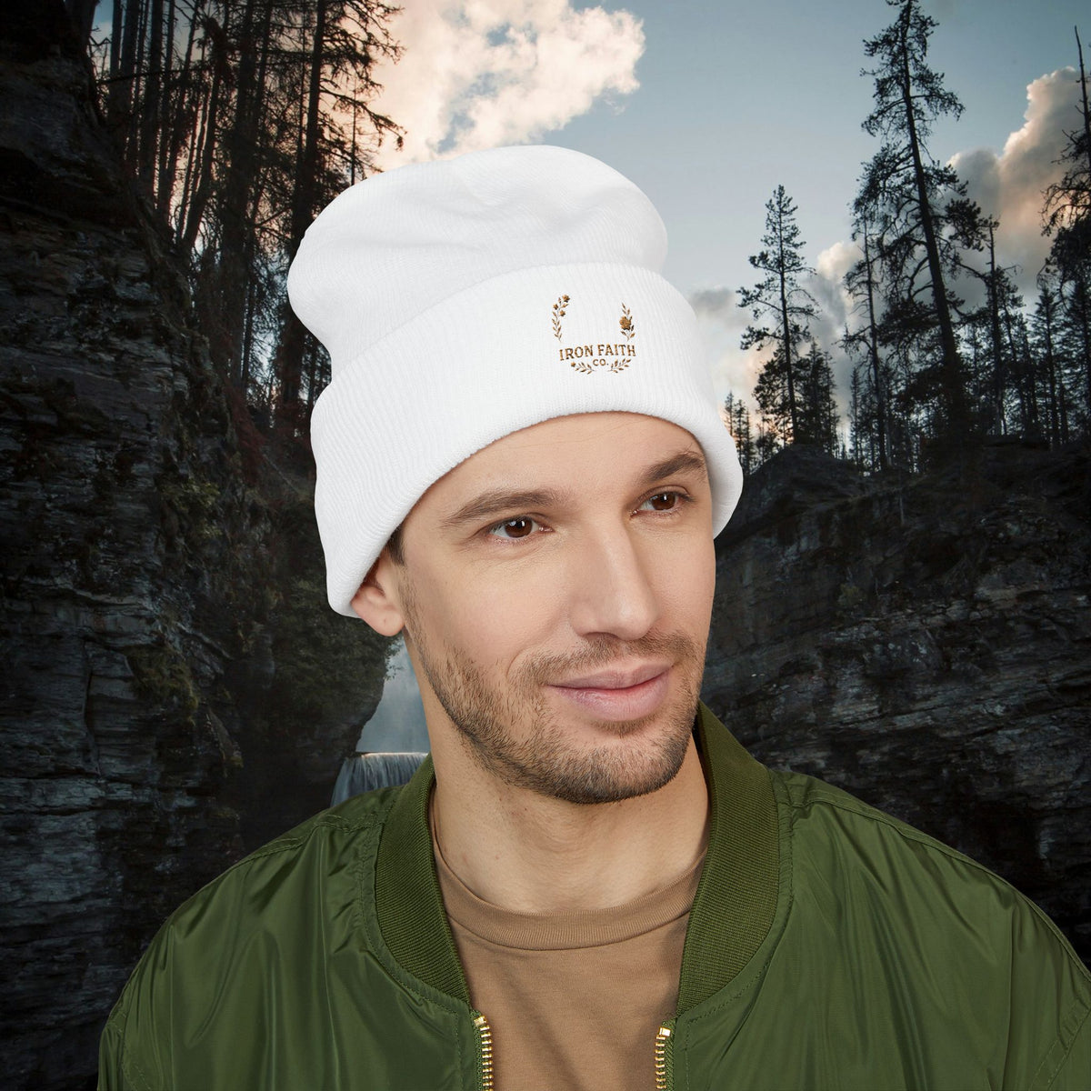 Iron Faith Embroidered Beanie - photo 26 of 30