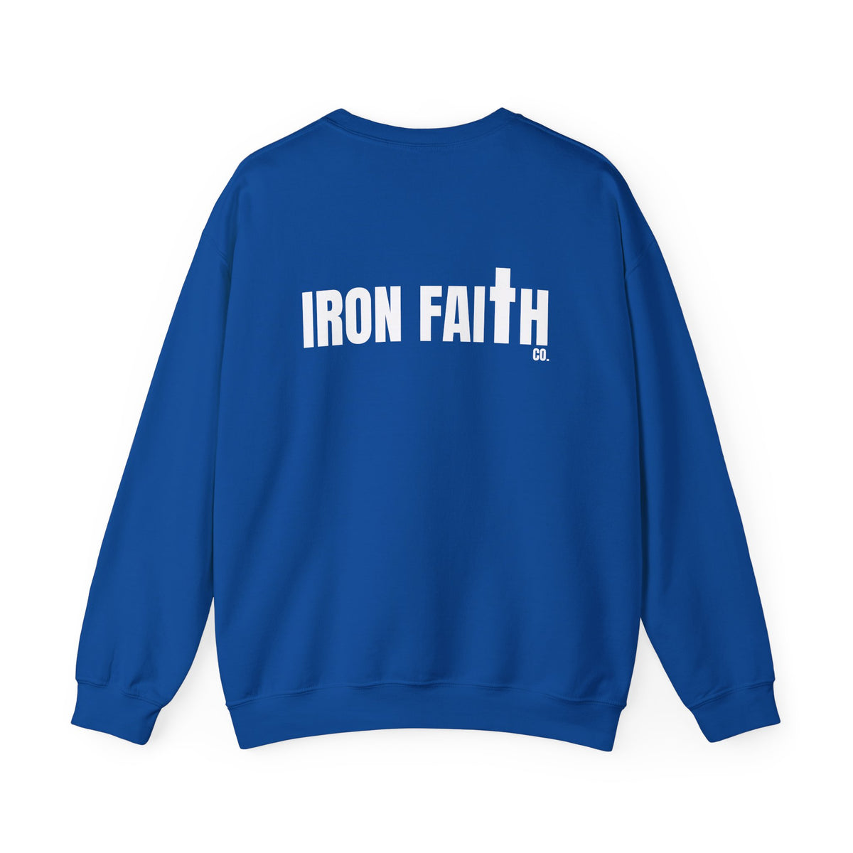 Iron Faith Co. Wordmark Crewneck – Back Print