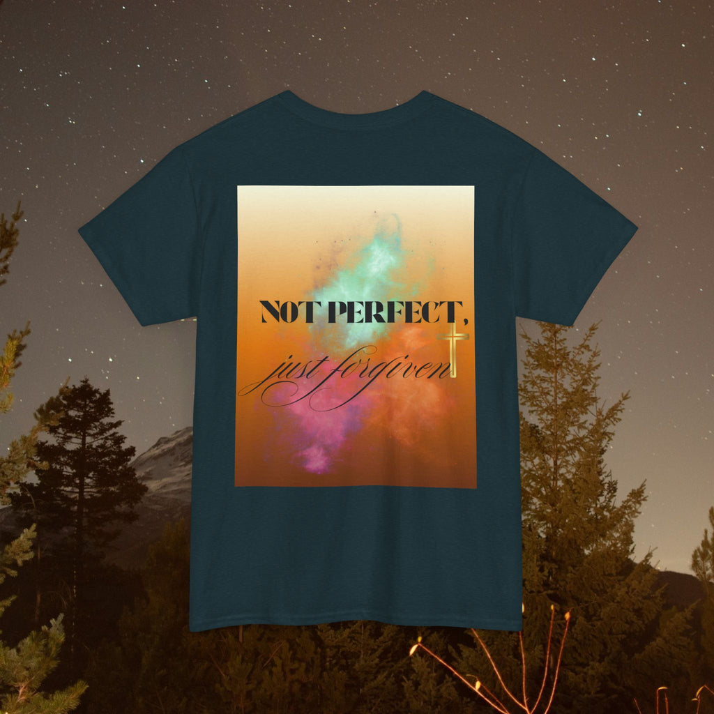 Iron Faith Co. | Not Perfect, Just Forgiven - Unisex Heavy Cotton T-Shirt