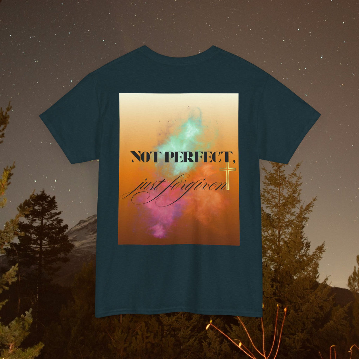 Iron Faith Co. | Not Perfect, Just Forgiven - Unisex Heavy Cotton T-Shirt