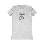 Walk By Faith Women's Fitted Tee