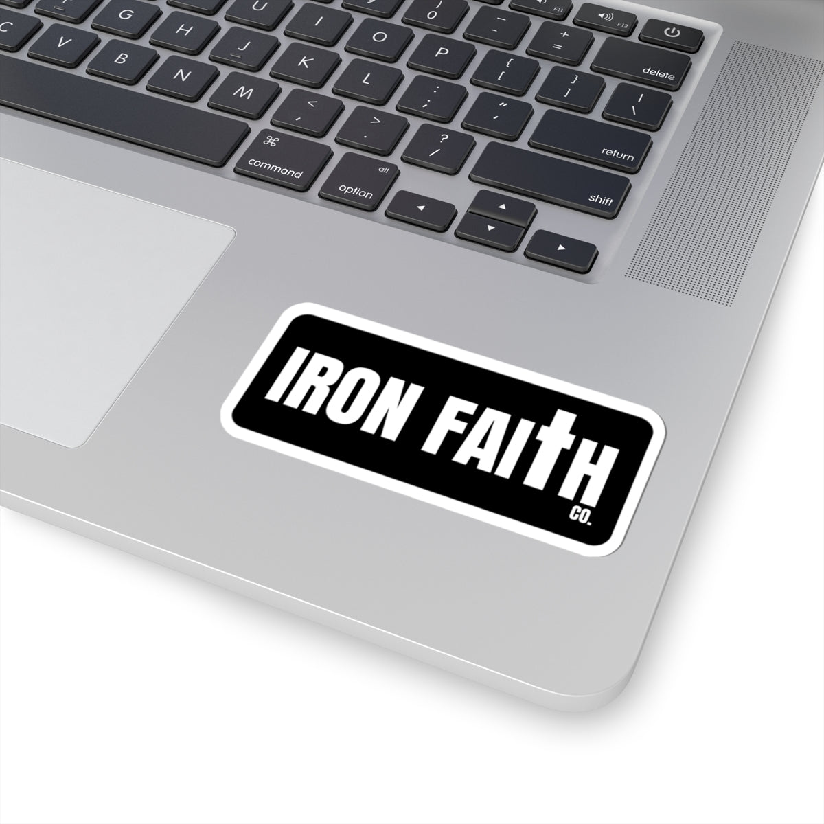 Iron Faith Co. Wordmark Sticker