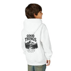 Good Things Come From Obedience Youth Hoodie – Back Print