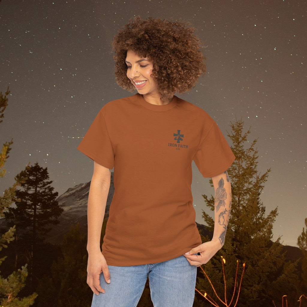 Iron Faith Co - Not Perfect, Just Forgiven - Unisex Heavy Cotton T-Shirt - photo 15 of 30