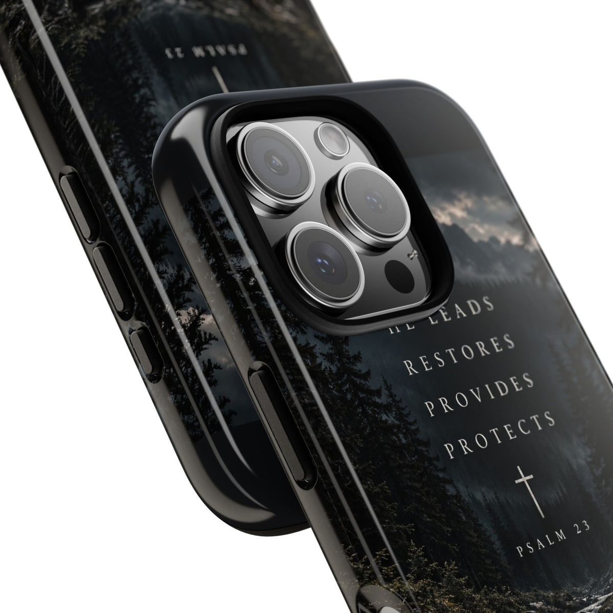 He Leads Psalm 23 Phone Case
