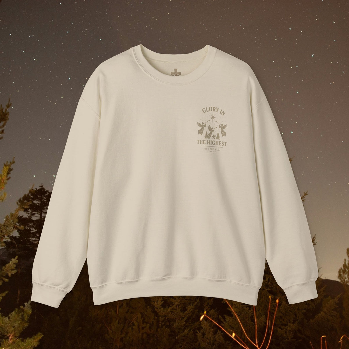 Hope Was Born This Night Sweatshirt - IronFaithCo. - photo 4 of 30