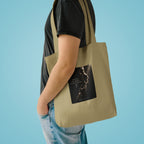 The Grace Changes Everything Tote Bag shown in a styled everyday scene (product mockup)