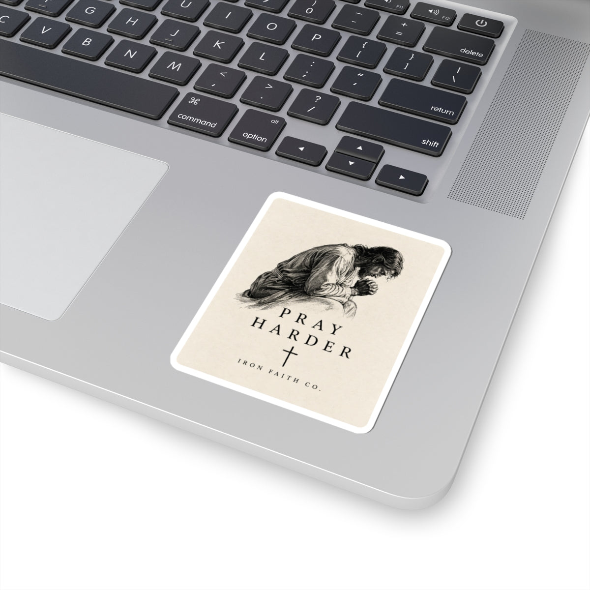 Pray Harder Sticker