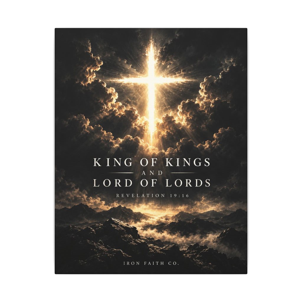 King of Kings Revelation 19:16 Canvas Print