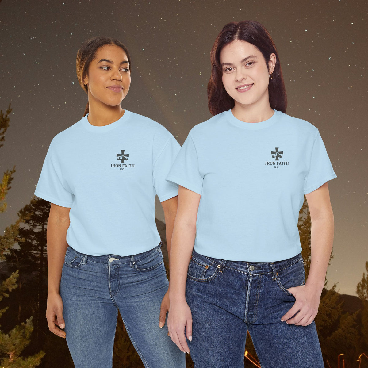 Iron Faith Co. | Not Perfect, Just Forgiven - Unisex Heavy Cotton T-Shirt