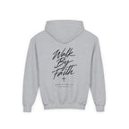 Walk By Faith Youth Hoodie – Back Print