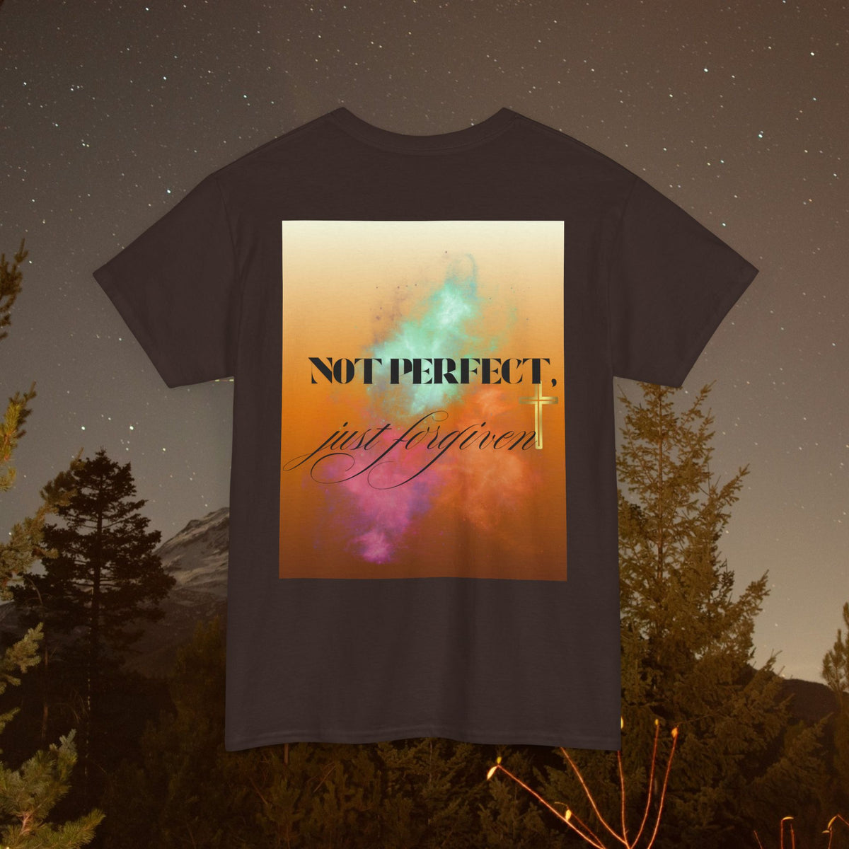 Iron Faith Co. | Not Perfect, Just Forgiven - Unisex Heavy Cotton T-Shirt